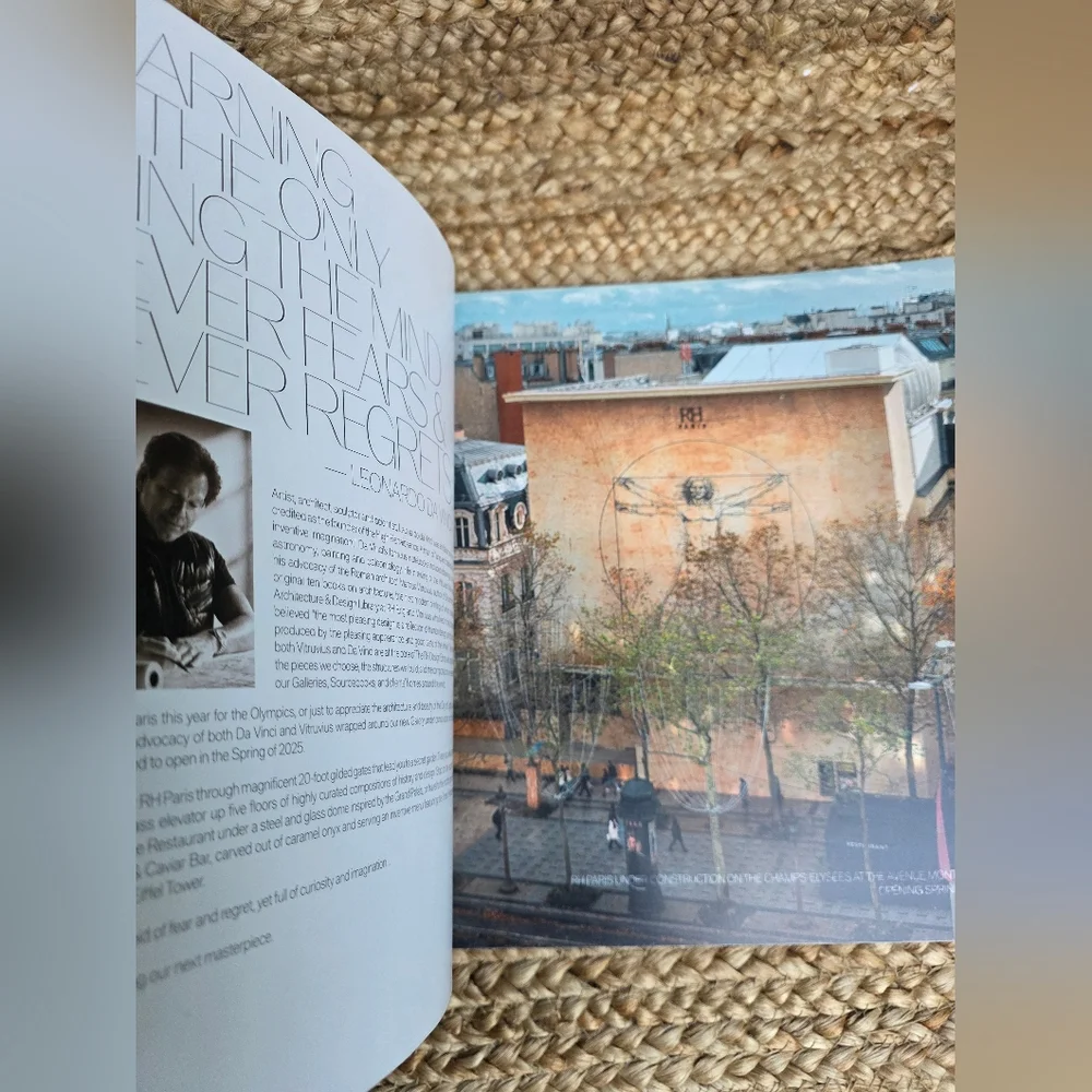 2024 RH Restoration Hardware Interiors Magazine Catalog